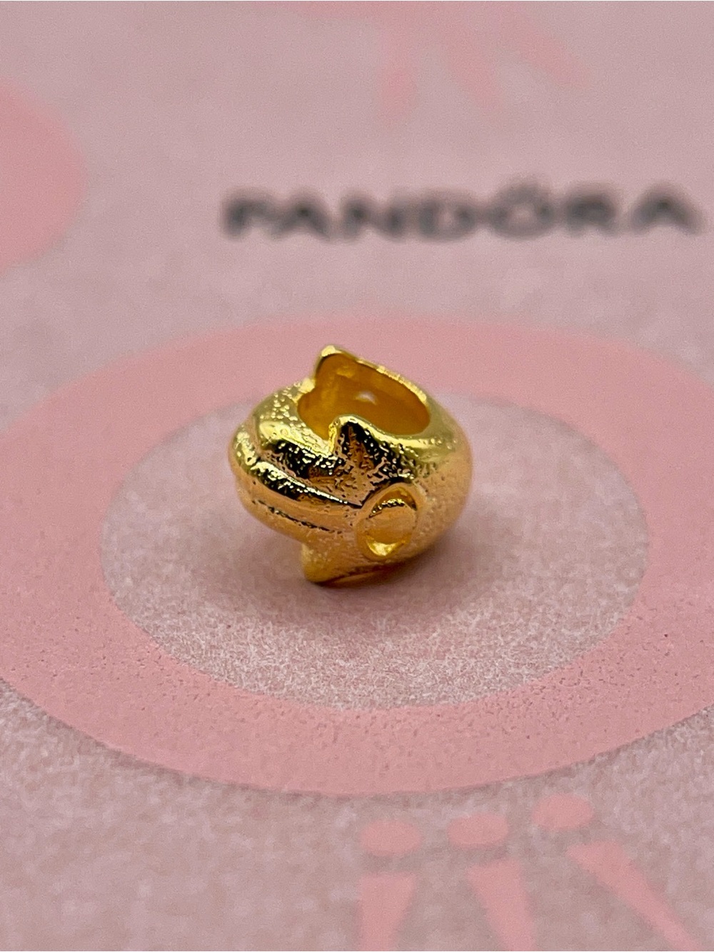 Pandora Gold Plated Hamsa Hand Protection Charm - Picture 3 of 6